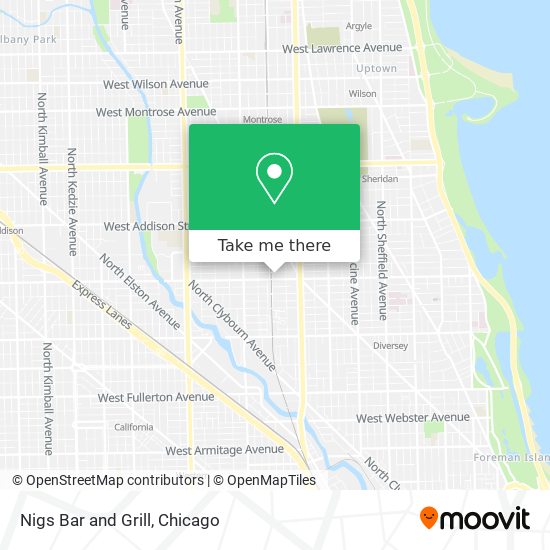 Mapa de Nigs Bar and Grill
