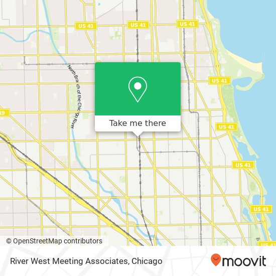 Mapa de River West Meeting Associates
