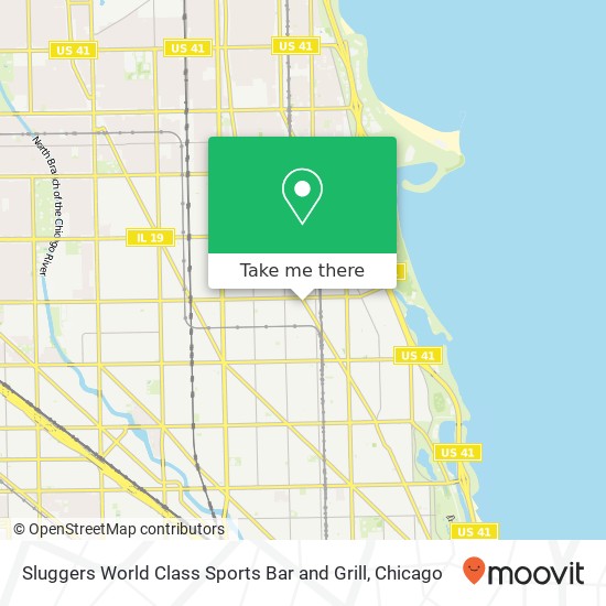 Sluggers World Class Sports Bar and Grill map