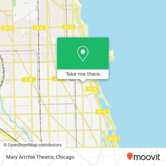 Mapa de Mary Arrchie Theatre