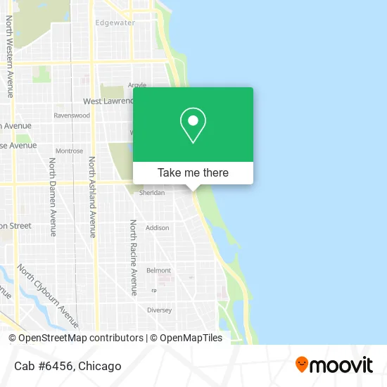 Cab #6456 map