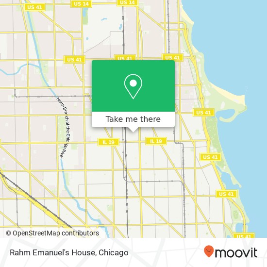 Mapa de Rahm Emanuel's House