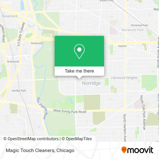 Magic Touch Cleaners map