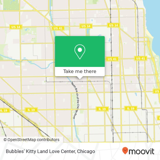 Mapa de Bubbles' Kitty Land Love Center