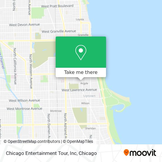 Chicago Entertainment Tour, Inc map