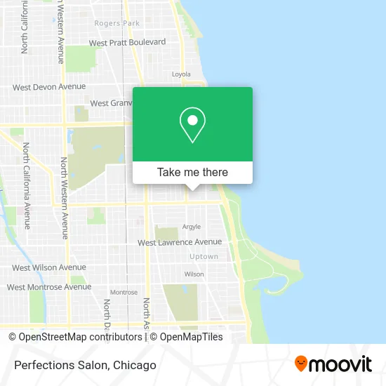 Perfections Salon map