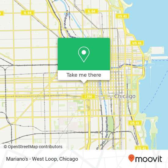 Mariano's - West Loop map