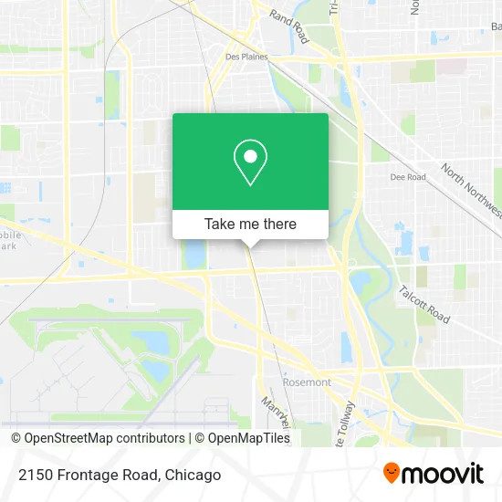 2150 Frontage Road map