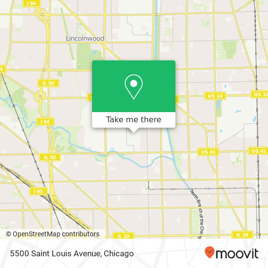 5500 Saint Louis Avenue map