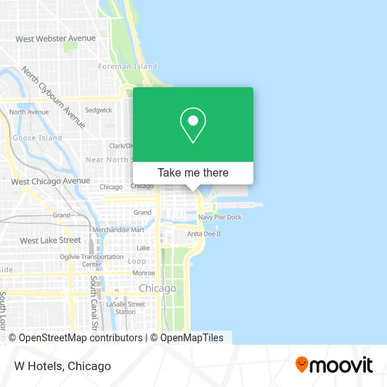 W HOTELS map