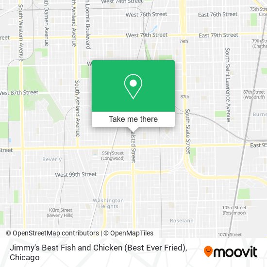 Jimmy's Best Fish and Chicken (Best Ever Fried) map