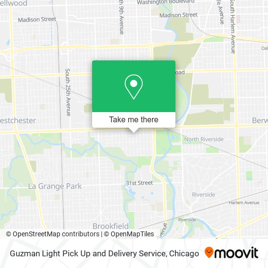 Guzman Light Pick Up and Delivery Service map