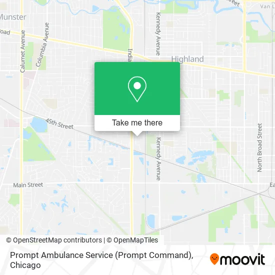 Prompt Ambulance Service (Prompt Command) map