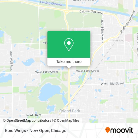 Epic Wings - Now Open map