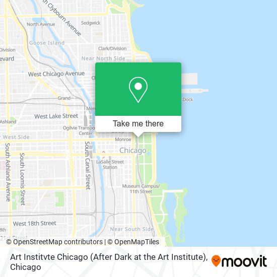 Mapa de Art Institvte Chicago (After Dark at the Art Institute)