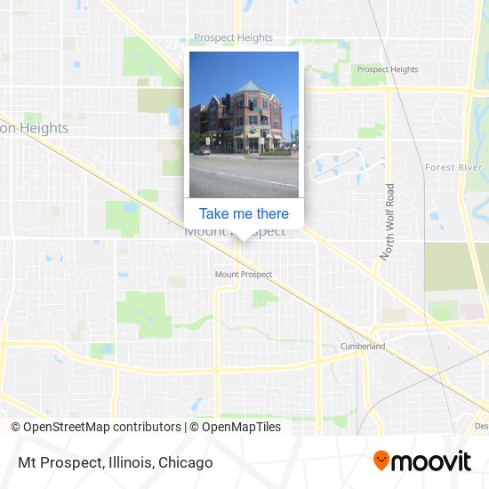 Mt Prospect, Illinois map