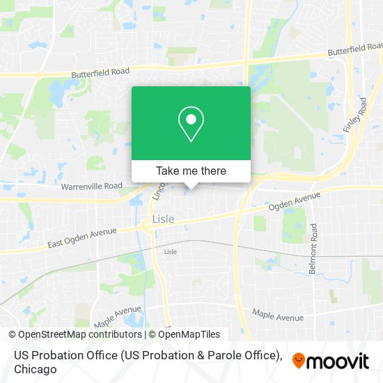 US Probation Office map