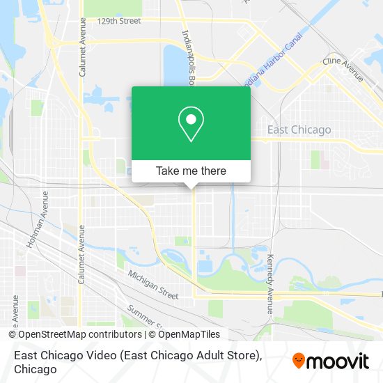 Mapa de East Chicago Video (East Chicago Adult Store)