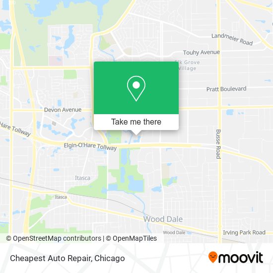 Cheapest Auto Repair map