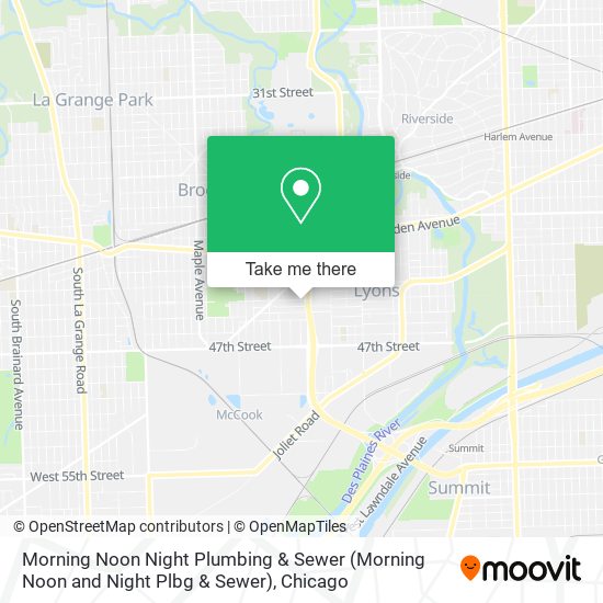 Mapa de Morning Noon Night Plumbing & Sewer (Morning Noon and Night Plbg & Sewer)