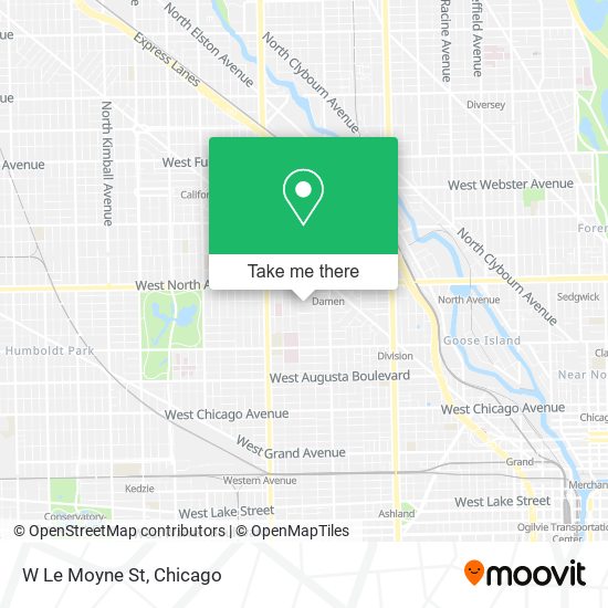 Mapa de W Le Moyne St