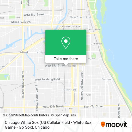 Chicago White Sox (US Cellular Field - White Sox Game - Go Sox) map