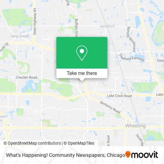 What's Happening! Community Newspapers map