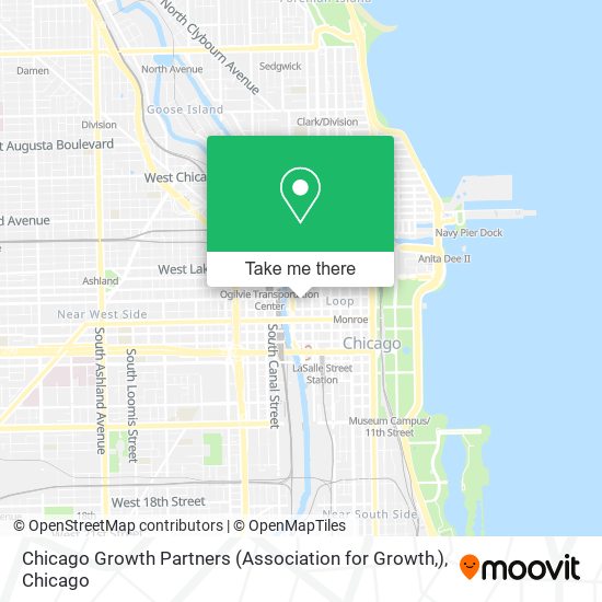 Chicago Growth Partners (Association for Growth,) map
