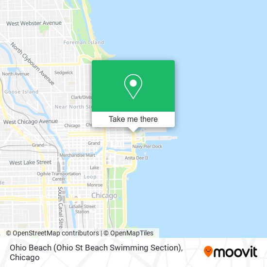 Mapa de Ohio Beach (Ohio St Beach Swimming Section)