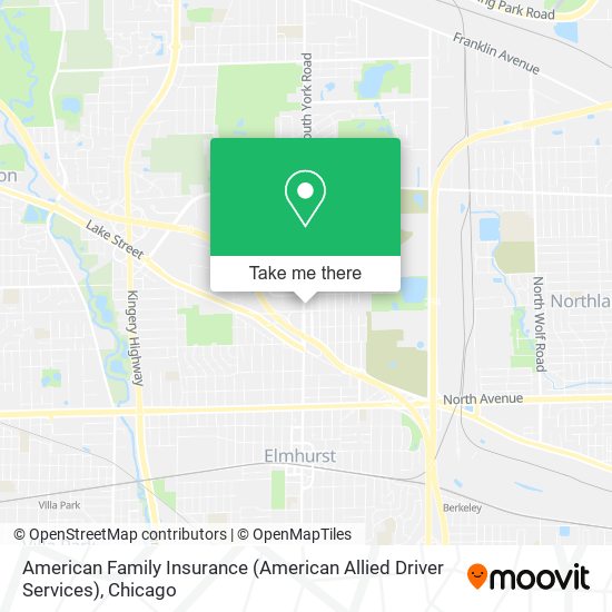 American Family Insurance (American Allied Driver Services) map