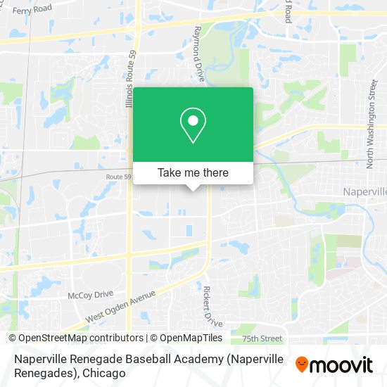 Naperville Renegade Baseball Academy (Naperville Renegades) map