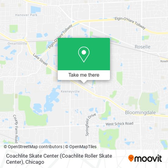 Coachlite Skate Center map