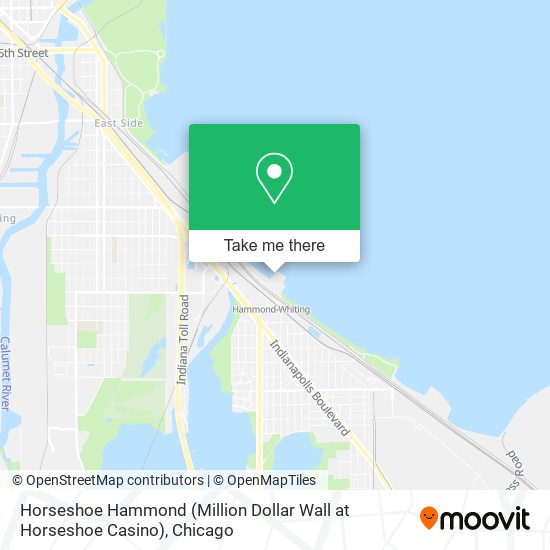 Mapa de Horseshoe Hammond (Million Dollar Wall at Horseshoe Casino)