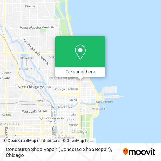 Mapa de Concourse Shoe Repair (Concorse Shoe Repair)