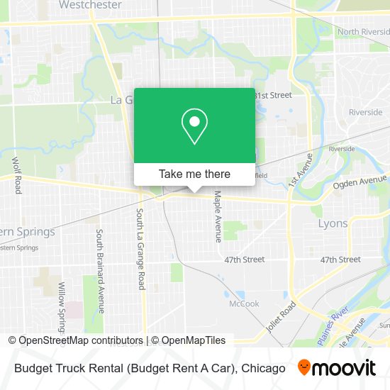 Budget Truck Rental (Budget Rent A Car) map