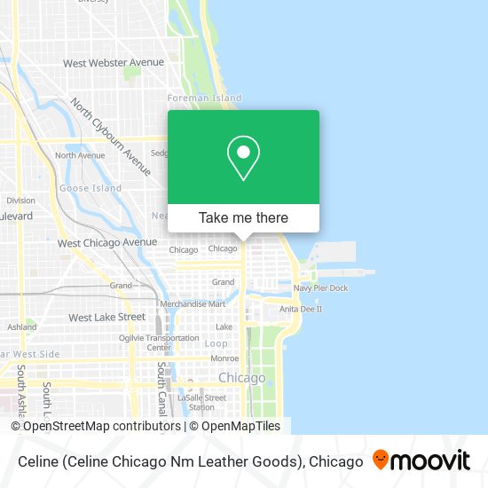 Mapa de Celine (Celine Chicago Nm Leather Goods)