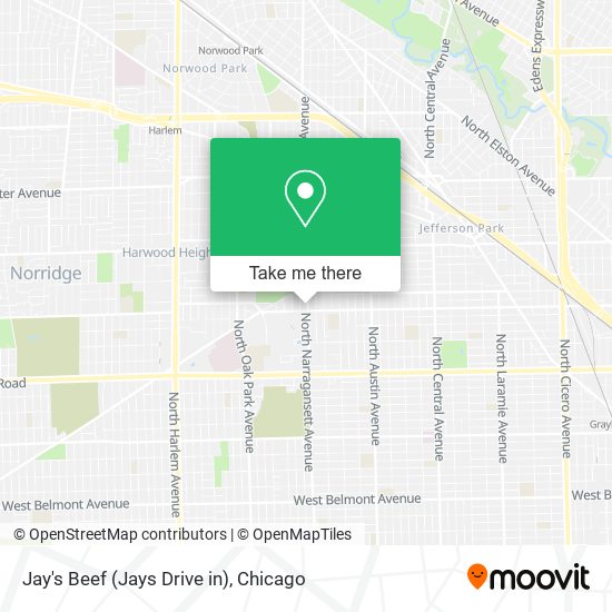 Jay's Beef (Jays Drive in) map
