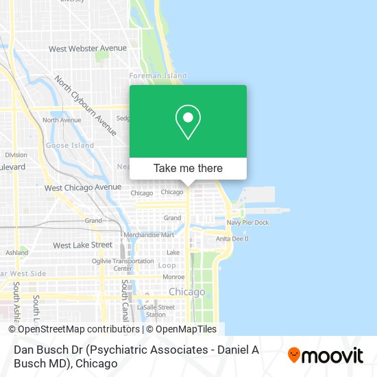 Dan Busch Dr (Psychiatric Associates - Daniel A Busch MD) map