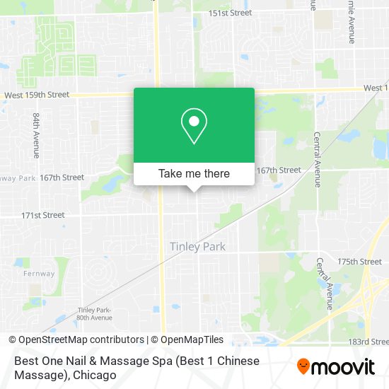 Best One Nail & Massage Spa (Best 1 Chinese Massage) map