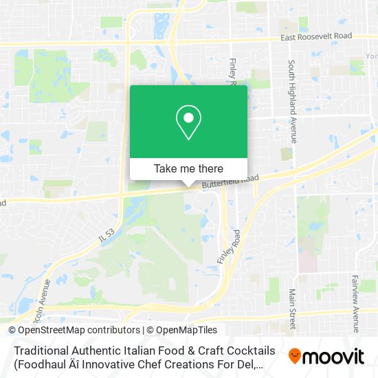 Traditional Authentic Italian Food & Craft Cocktails map