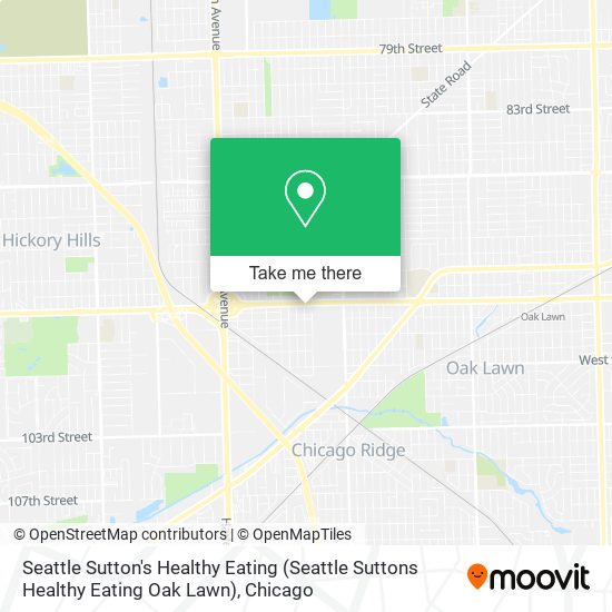 Mapa de Seattle Sutton's Healthy Eating (Seattle Suttons Healthy Eating Oak Lawn)