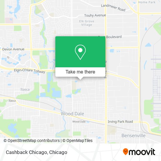 Cashback Chicago map