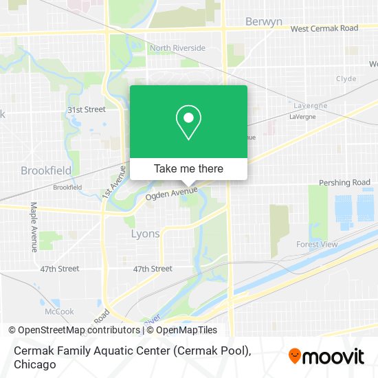 Cermak Family Aquatic Center (Cermak Pool) map