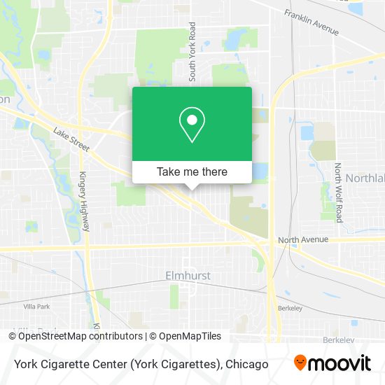 York Cigarette Center (York Cigarettes) map
