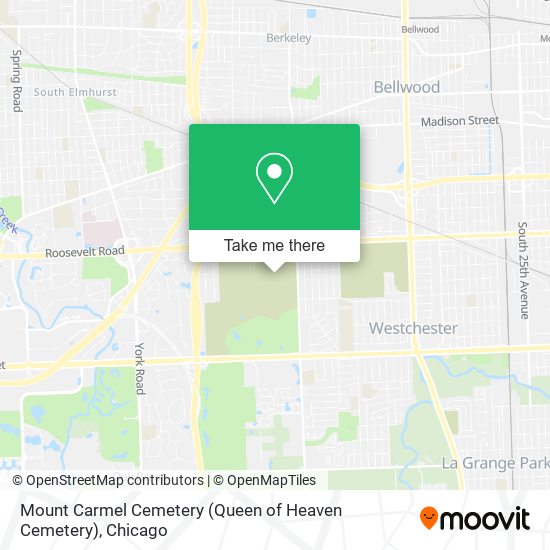 Mount Carmel Cemetery (Queen of Heaven Cemetery) map