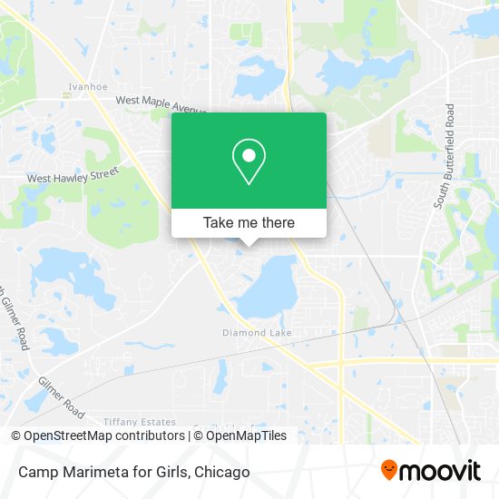 Camp Marimeta for Girls map