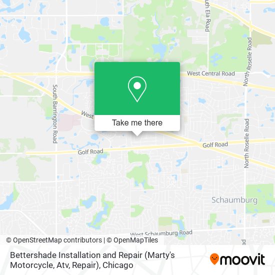 Bettershade Installation and Repair (Marty's Motorcycle, Atv, Repair) map