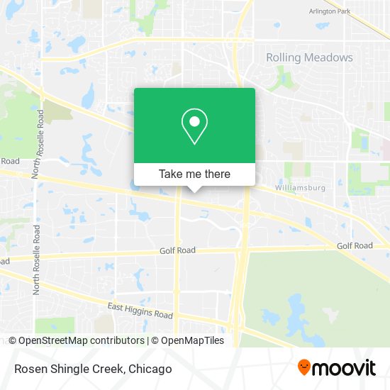 Rosen Shingle Creek map