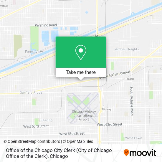 Mapa de Office of the Chicago City Clerk