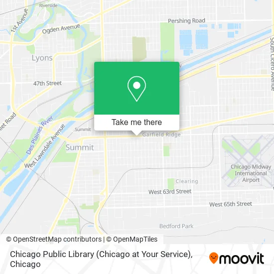 Mapa de Chicago Public Library (Chicago at Your Service)